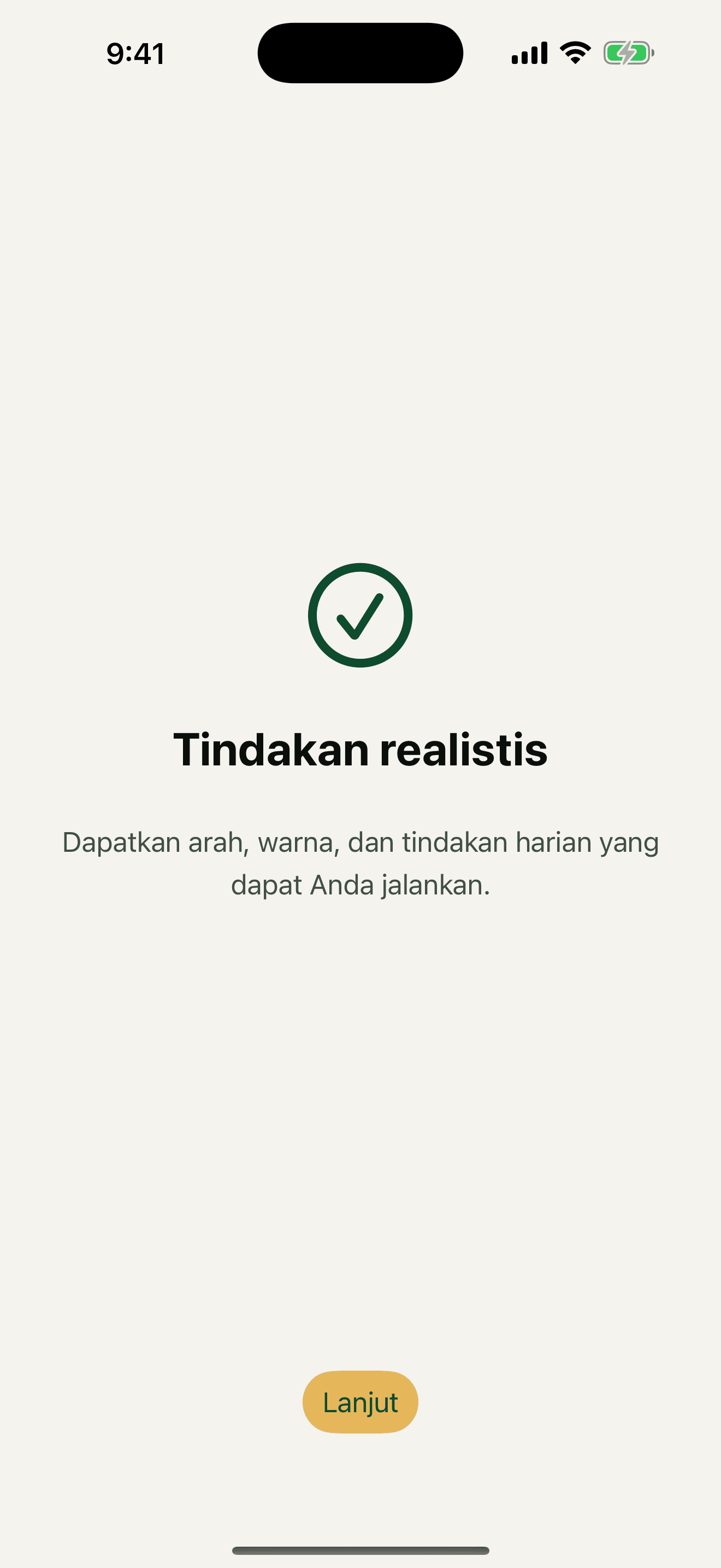 Langkah onboarding tindakan realistis